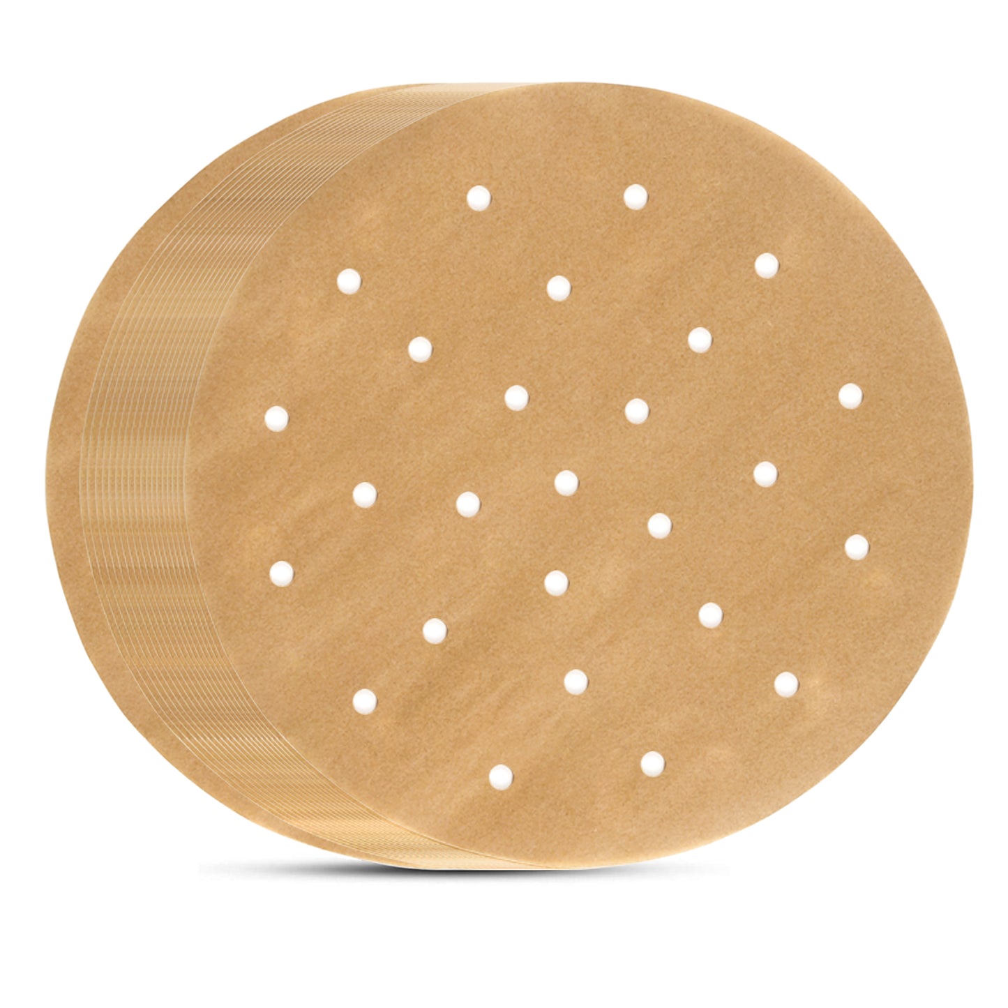 Round Air Fryer Liners, Set of 200, 8 Inch Air Fryer Parchment Paper/Bamboo Steamer Liners for Air Fryer, Steaming Basket and More(5/6/7/8/9/10in Optional)