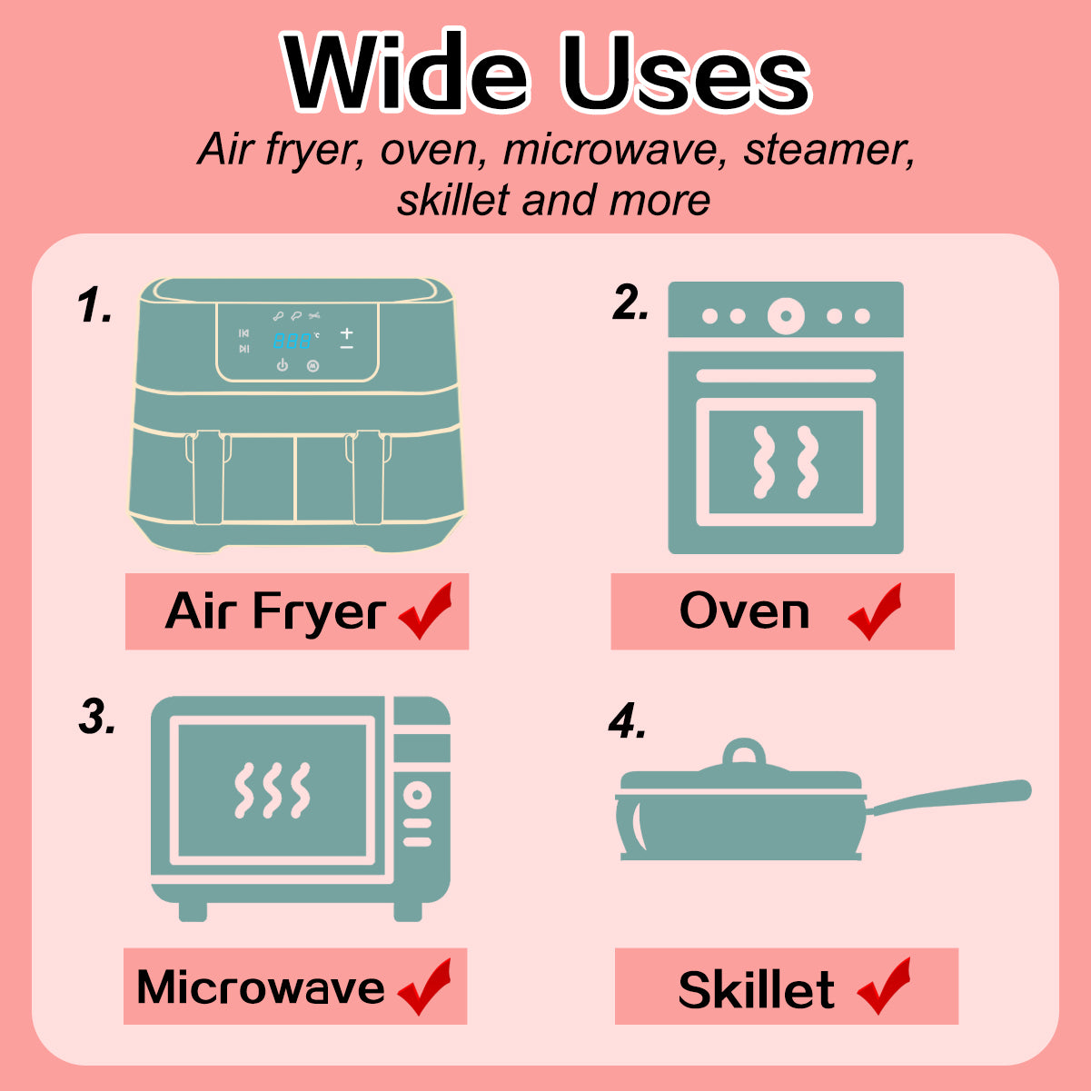 BYKITCHEN 150 PCS Air Fryer Liners for Ninja Dual, Air Fryer Accessories for AF300UK/AF400UK, Rectangle Parchment Paper for Ninja Foodi,Tower, Salter and Other 7.6L to 9.5L Dual Zone Air Fryer