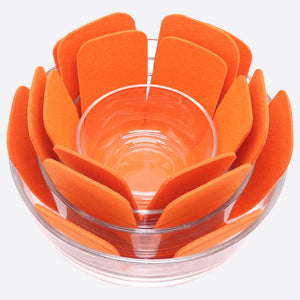 Pan Pot Protectors, Large & Thicker Pan Protector/Separators/Dividers Pads,3 Sizes, 12 Pcs, for Protecting and Separating Your Cookware(Orange)