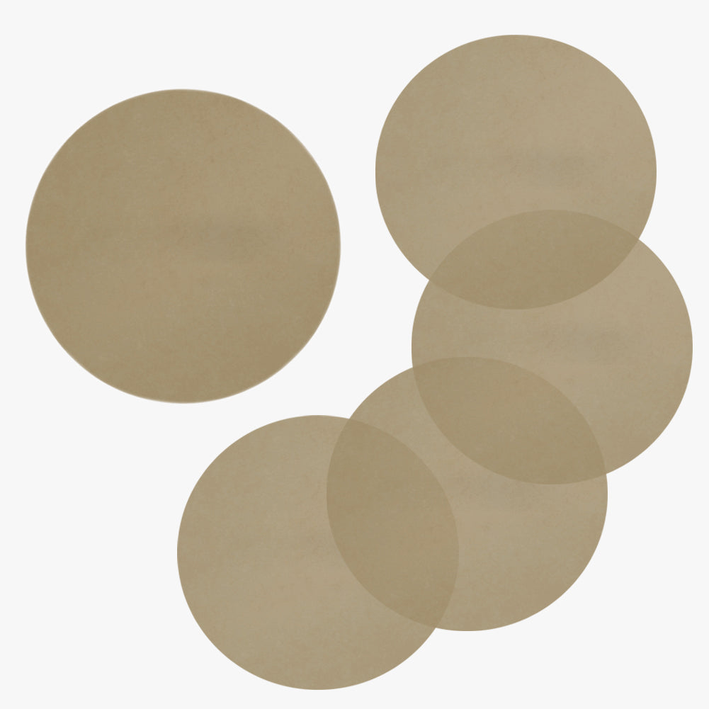 Baking Parchment Circles, Set of 100, 9 Inch Unbleached Baking Paper/Non Stick Baking Parchment/Greaseproof Paper Circles for Springform Cake Tin, Toaster Oven, Tortilla Press and so on