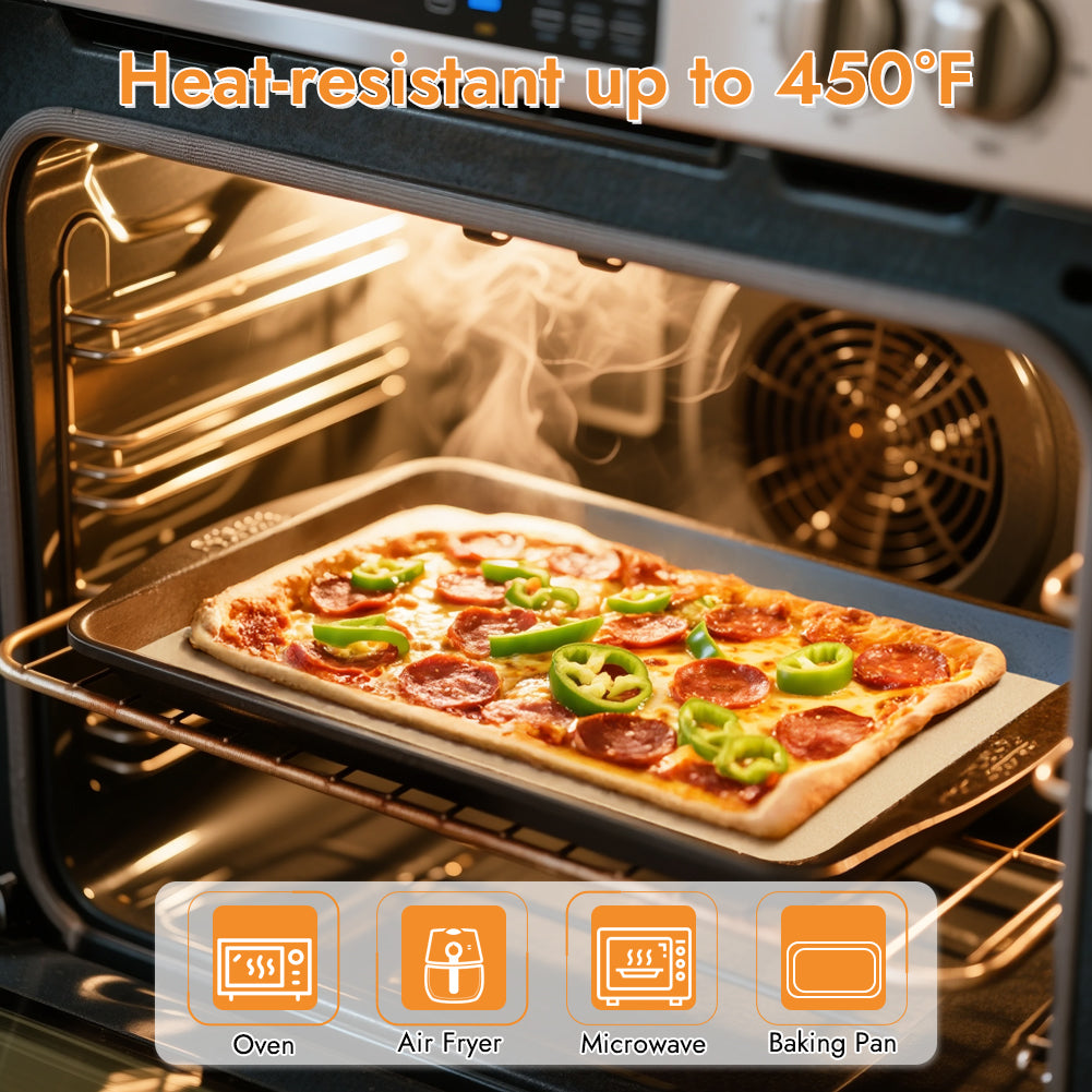 BYKITCHEN 12 x 16 Inch Parchment Paper Sheets, Non-Stick Precut Unbleached Baking Parchment Paper for Oven, Air Fryer, Grilling, Cooking & Steaming Bread Cake Cookie, Fit for Half Sheet Pans (120pcs)