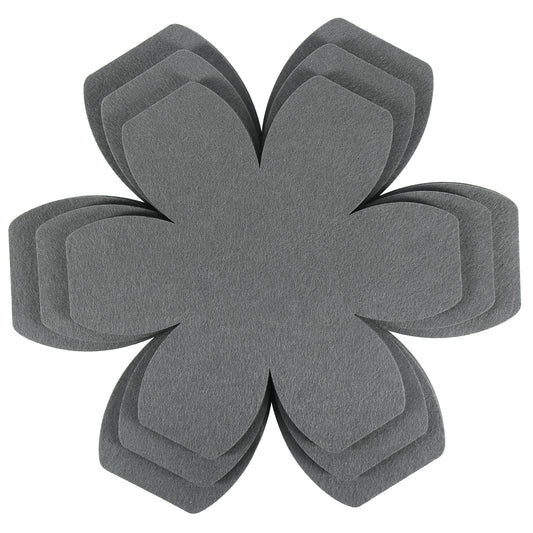 BYKITCHEN Larger & Thicker Pan Pot Protectors, Set of 12 and 3 Different Sizes, Felt Pan Separators, Gray Pot Dividers Protectors for Stacking and Protecting Your Cookware
