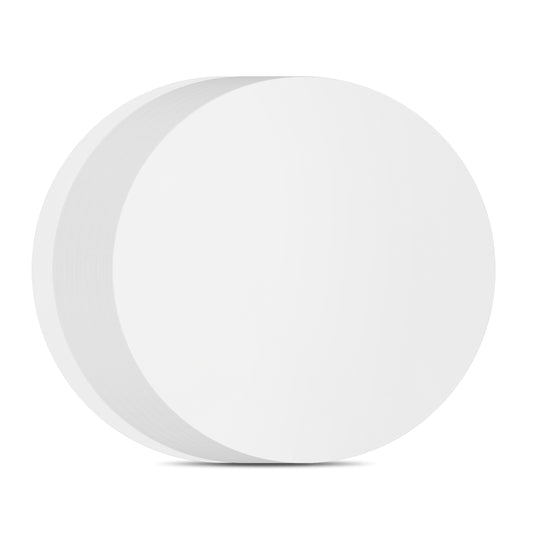 BYKITCHEN 6 Inch Parchment Paper Rounds, Set of 220, Burger Patty Paper/Hamburger Press Paper, Non Stick Small Pre-cut Round Parchment Paper for Cake Pan, Springform Pan, Smash Burger Press and More