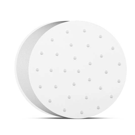 8 Inch Air Fryer Liners, Set of 200, 7/7.5/8.5/9/10inch Air Fryer Paper Available, Perforated Parchment Paper for Air Fryer, Steaming Basket and More