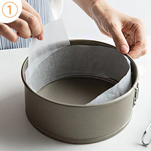 Cake Tin Liner, Nonstick Greaseproof Small Baking Parchment Paper Roll for Round Springform Cake Tin and More(10cm x 50m)