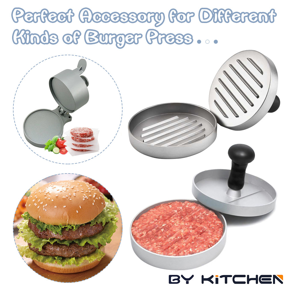 Burger Patty Paper, 5.5 x 5.5in, Set of 300, Patty Paper Squares, Baking Parchment Squares/Hamburger Patty Papers for Separating Burger, Cookies and More