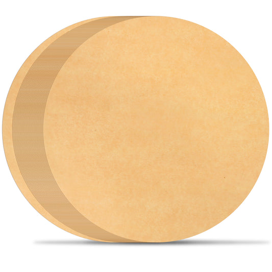 BYKITCHEN 10 Inch Parchment Paper Rounds for Baking, Non Stick Pre-cut Parchment Sheets for Tortilla Press, Quesadilla Maker, Pizza Pan, Cake Pan, Springform Pan and More(Set of 100)