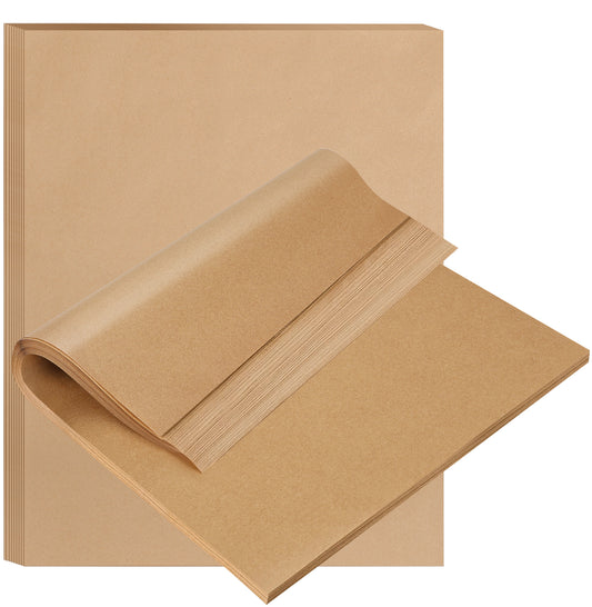 BYKITCHEN 12 x 16 Inch Parchment Paper Sheets, Non-Stick Precut Unbleached Baking Parchment Paper for Oven, Air Fryer, Grilling, Cooking & Steaming Bread Cake Cookie, Fit for Half Sheet Pans (120pcs)
